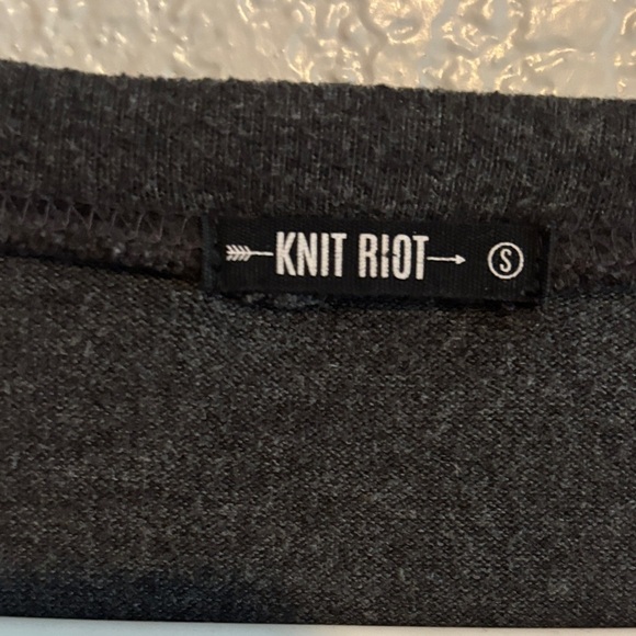 Knit Riot can’t touch this Black Long Sleeve sweater - Picture 3 of 4